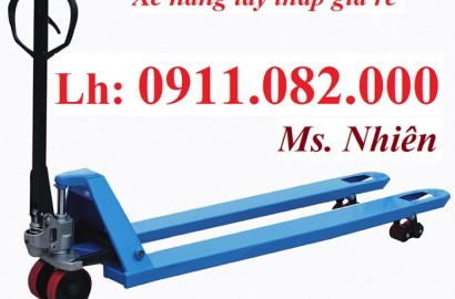 Xe nâng tay thấp 3 tấn giá rẻ tại an giang- Nơi phân phối xe nâng tay giá sỉ- lh 0911082000