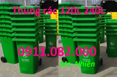 Nơi sỉ và lẻ và lẻ giá rẻ thùng rác 120l 240l 660- thùng rác giá rẻ tại sóc trăng-lh 0911082000