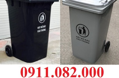 Thùng rác nhựa Phan Khánh Đăng giá rẻ tại miền tây- thùng rác 120L, 240L, 660L giá sỉ- lh 0911082000