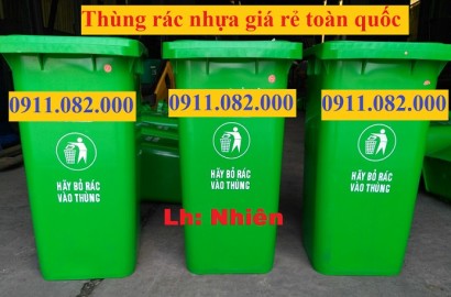 Giá rẻ thùng rác cuối năm, thùng rác 120l 240l 660l giá thấp miền tây-lh 0911082000