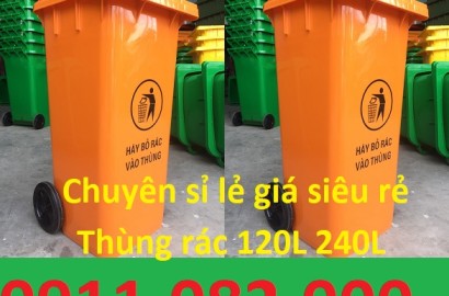 Liên hệ 0911082000 để mua thùng rác nhựa, thùng rác 120l, 240l giá rẻ cạnh tranh