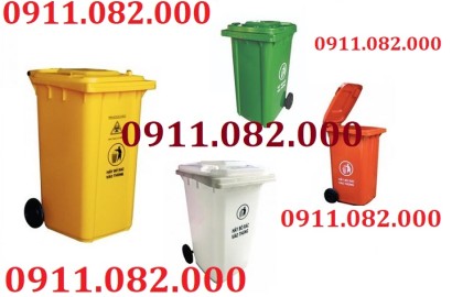 Thùng rác 240 lít giá rẻ tại vĩnh long, hàng chất lượng giao hàng nhanh- lh 0911082000