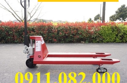 Cung cấp xe nâng tay thấp giá rẻ- xe nâng tay 3 tấn càng rộng- lh 0911082000