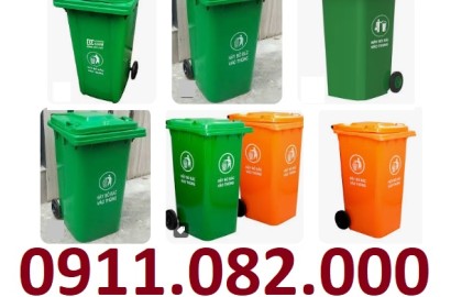 Thùng đựng rác giảm thiểu ô nhiễm môi trường- thùng rác 120l 240l giá rẻ- lh 0911082000