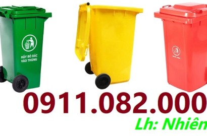 Sản phẩm thùng rác nhựa giá rẻ, thùng rác 12l 240l 660l- lh 0911082000
