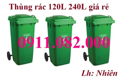 Cung cấp thùng rác giá rẻ nhất thị trường năm 2026- giảm giá đầu năm thùng rác 120l 240l 660l- lh 0911082000
