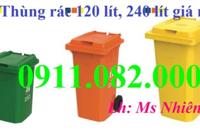 Sản phẩm thùng rác giá rẻ- thùng rác 120 lít 240 lít 660 lít giá sỉ tại miền tây- lh 0911082000